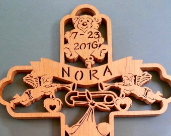 Baby Gift - Personalized Cross