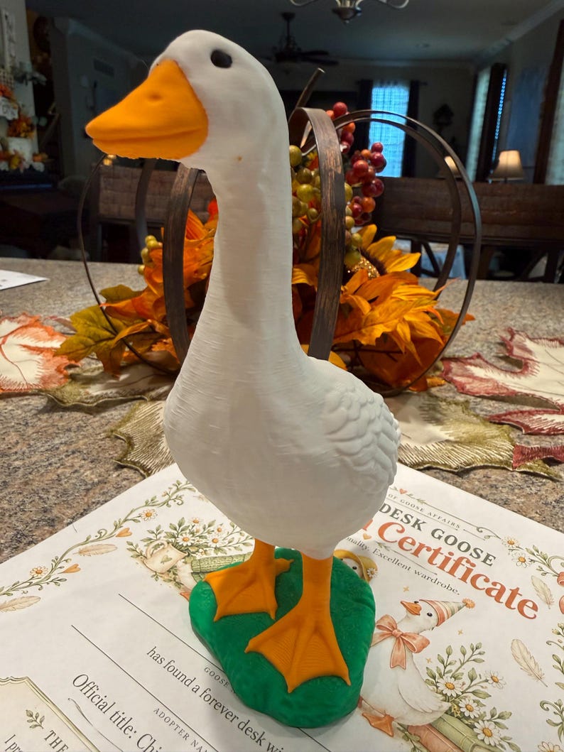 Desk Goose w/ Adoption Papers image 2