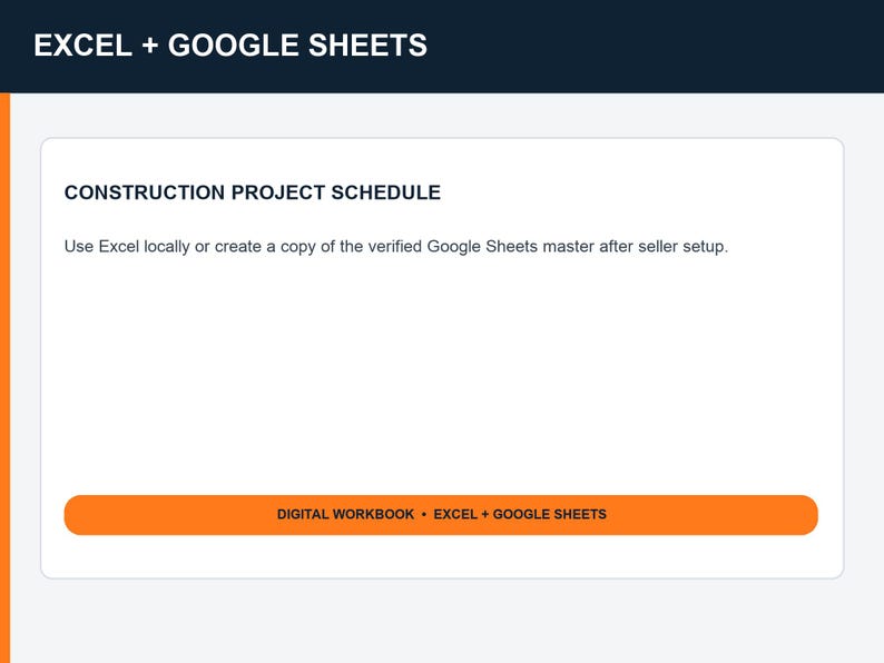 Construction Project Schedule Template | Gantt-style Job Schedule ...