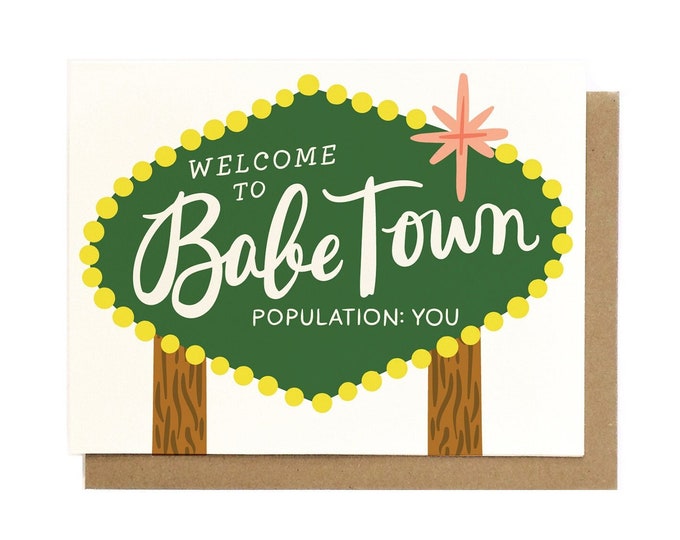 Babe Town Card