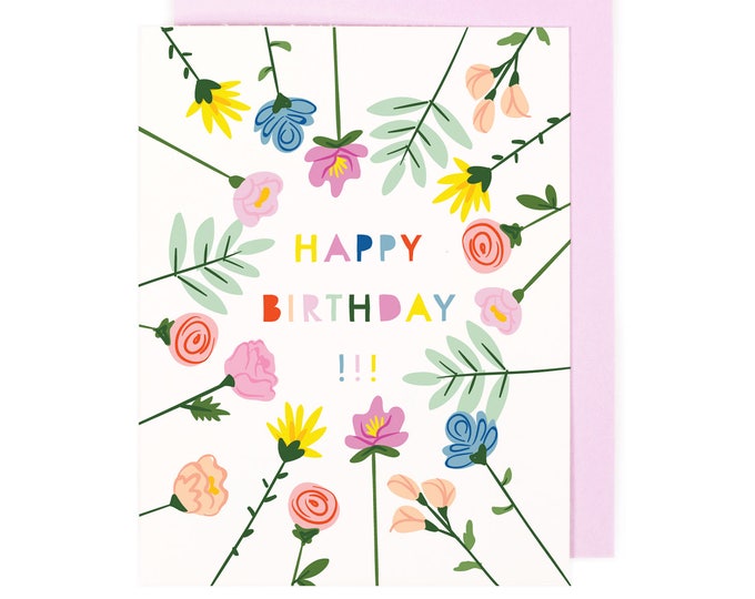 Blooming Birthday Floral Card