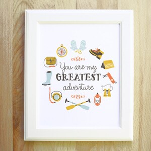 Greatest Adventure Art Print 8x10 11x14 image 3