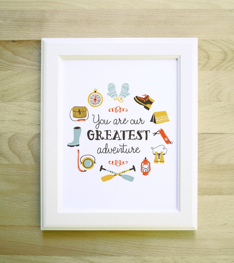 Greatest Adventure Art Print 8x10 11x14 image 4