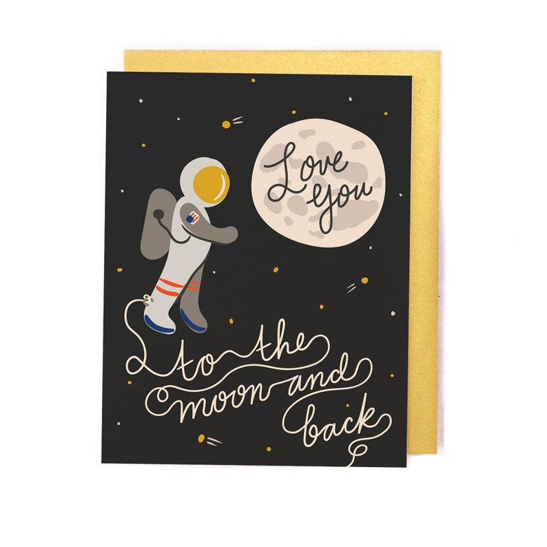 Love You to the Moon Card image 1