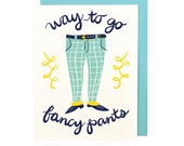 Fancy Pants Congratulations Card