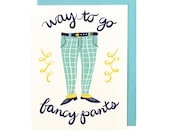 Fancy Pants Congratulations Card