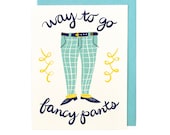 Fancy Pants Congratulations Card