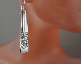 Spoon  Earrings -Silverware Jewelry-Boho Jewelry-Unique Earrings -Cutlery Earring No.0040