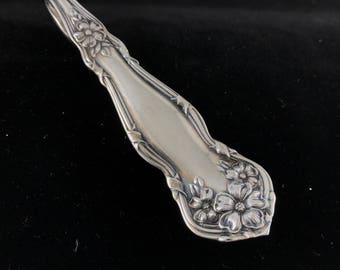 VICTORIAN  pendant - spoon necklace- boho flower pendant - silverware jewelry -  silver necklace - victorian spoon- wedding jewelry  No.327