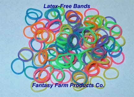 3 16 Elastic Bands Pet Grooming Bow Making Doll Hair Elastics
