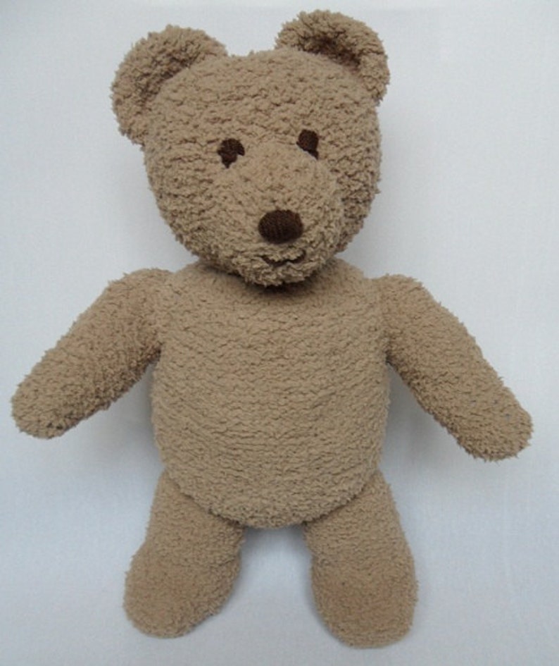 Cuddle and Snuggle Teddy Bear KNITTING PATTERN Pdf download image 2