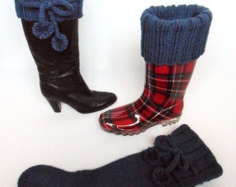 Knee high long chunky boot socks KNITTING PATTERN Pdf download