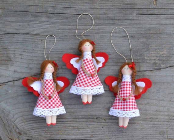 Items similar to Christmas ornament.Christmas dolls. Fairy decoration ...