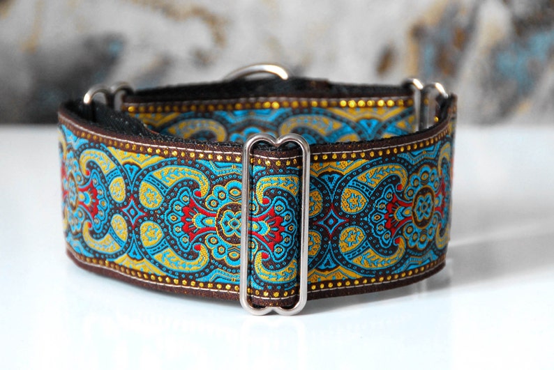 Jacquard martingale collar greyhound whippet saluki Etsy