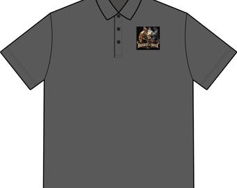 BBQ Hunting Enthusiast Graphic Polo Gift for Men