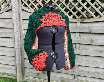 Haakpatroon met cropped hoodie Woodland Sunrise (inclusief VS- en VK-versies)