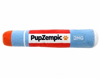grappige hondenspeeltjes, Ozempik-grapcadeau, white elephant-cadeau, kerstcadeau, cadeautje voor in de kerstsok,