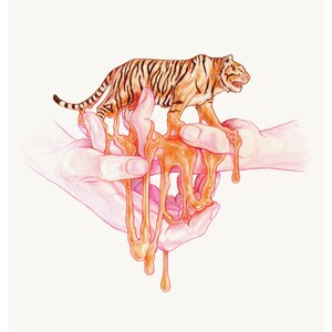 Tiger Melt Print