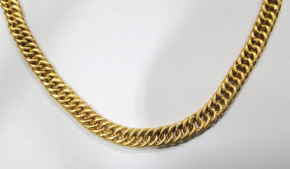 Vintage Antique Solid 22k Gold Link Chain Necklac… - image 3