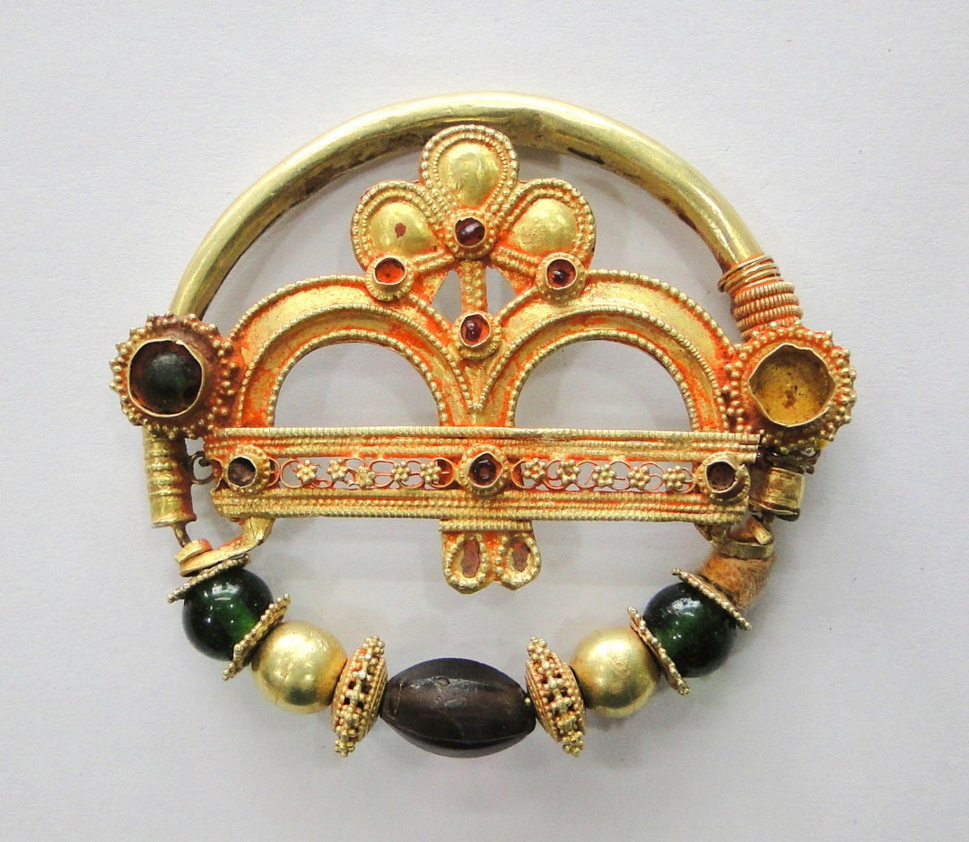 Vintage Antique Ethnic Tribal Solid 18K Gold Jewelry NOSE RING Nath ...