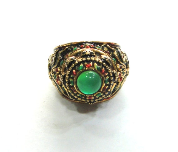 Rare! Vintage antique Collectible Solid 19K Gold … - image 1