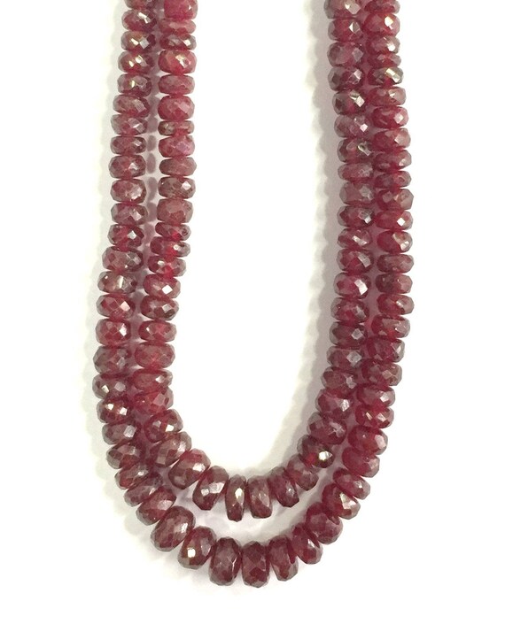 ruby stone beads