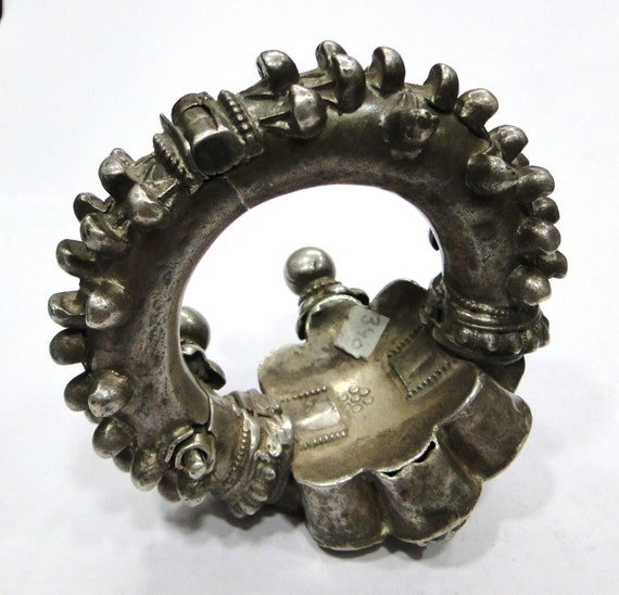 Rare! Vintage antique ethnic tribal old silver hi… - image 2