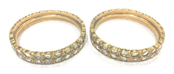 Vintage antique Handmade 20K Gold Jewelry Bangle … - image 2