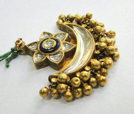 Vintage antique solid 20K Gold jewelry Pendant Am… - image 2