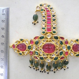 Vintage 20 Carat Gold 'Sarpech' TURBAN ORNAMENT FROM Rajasthan India image 4