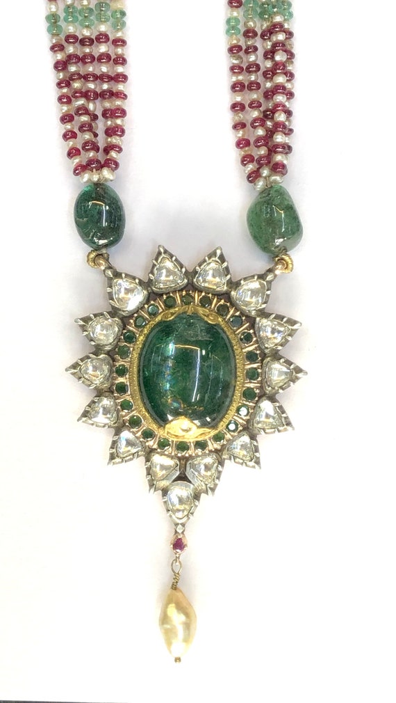 emerald and ruby jewelry
