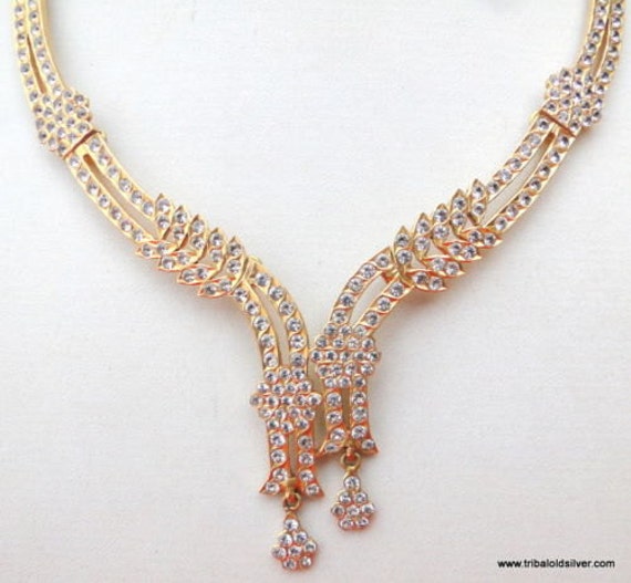 Vintage Antique Solid 22 Carat Gold Necklace Rajasthan India