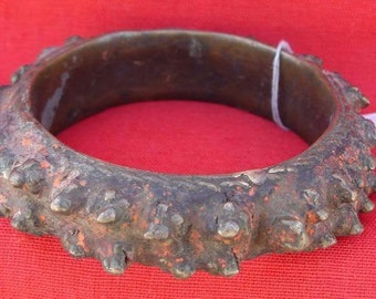 Rare! Antique Collectible Old Brass Bracelet India