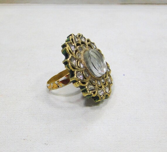 Antique Golden Finger Ring Sku 5937 E4 at Rs 103.00 | Malad East | Mumbai|  ID: 2852513572930