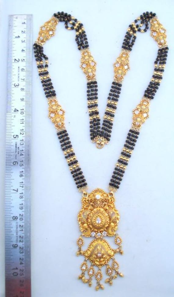 Vintage Antique Solid 22 Carat Gold Necklace Pend… - image 5