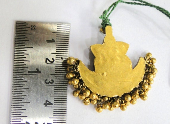 Vintage antique solid 20K Gold jewelry Pendant Am… - image 3