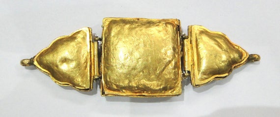 Vintage antique Solid 22K Gold Jewelry Diamond Po… - image 3