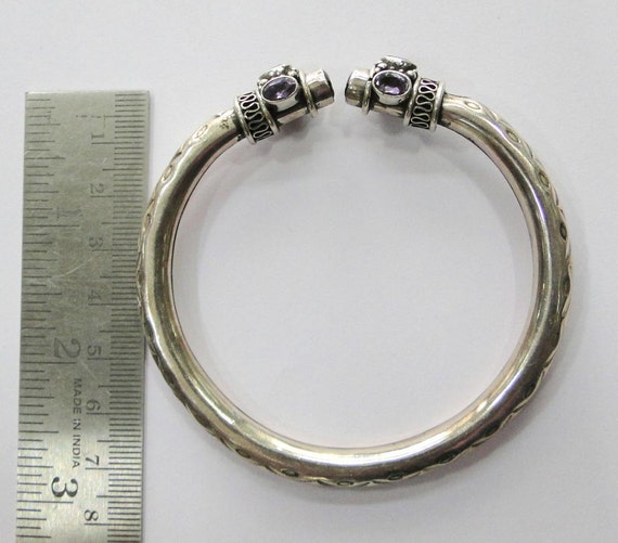 Traditional design 925 Sterling Silver Gemstone B… - image 4