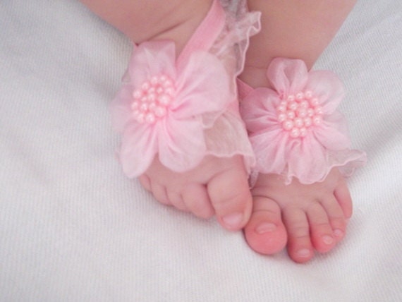 pink baby shoe