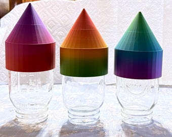 Cono sin percha para tarros Mason