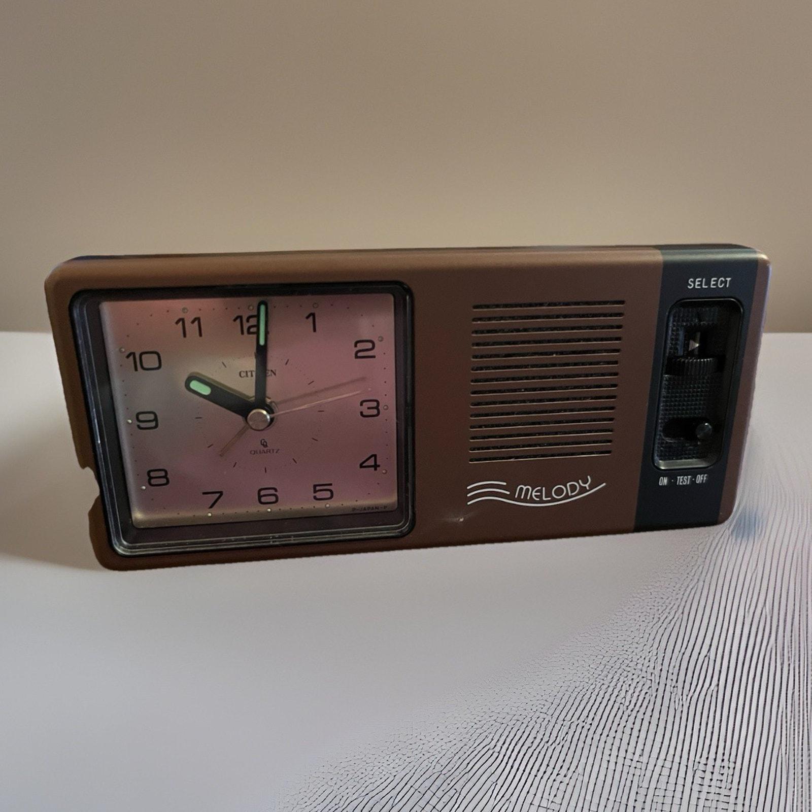 Citizen Quartz Japan Alarm Clock - Etsy
