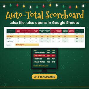 Christmas PowerPoint Game Show, Jingle Showdown, Editable Holiday Trivia for 2-4 Teams, Google Slides Version, Office Party & Family Night image 4