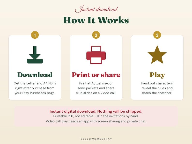 Jeu d'enquête policière pour 4 à 20 joueurs, idéal pour une soirée de Noël d'entreprise virtuelle ou en présentiel. Activité de team building, à imprimer. image 5