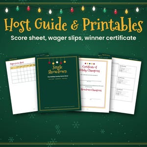 Christmas PowerPoint Game Show, Jingle Showdown, Editable Holiday Trivia for 2-4 Teams, Google Slides Version, Office Party & Family Night image 7