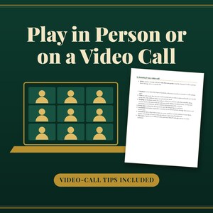 Juego de misterio de asesinato de los años 20, misterio clandestino de Nochevieja para 6-16 jugadores, kit imprimible para el anfitrión y reglas para videollamada, descarga instantánea. imagen 6