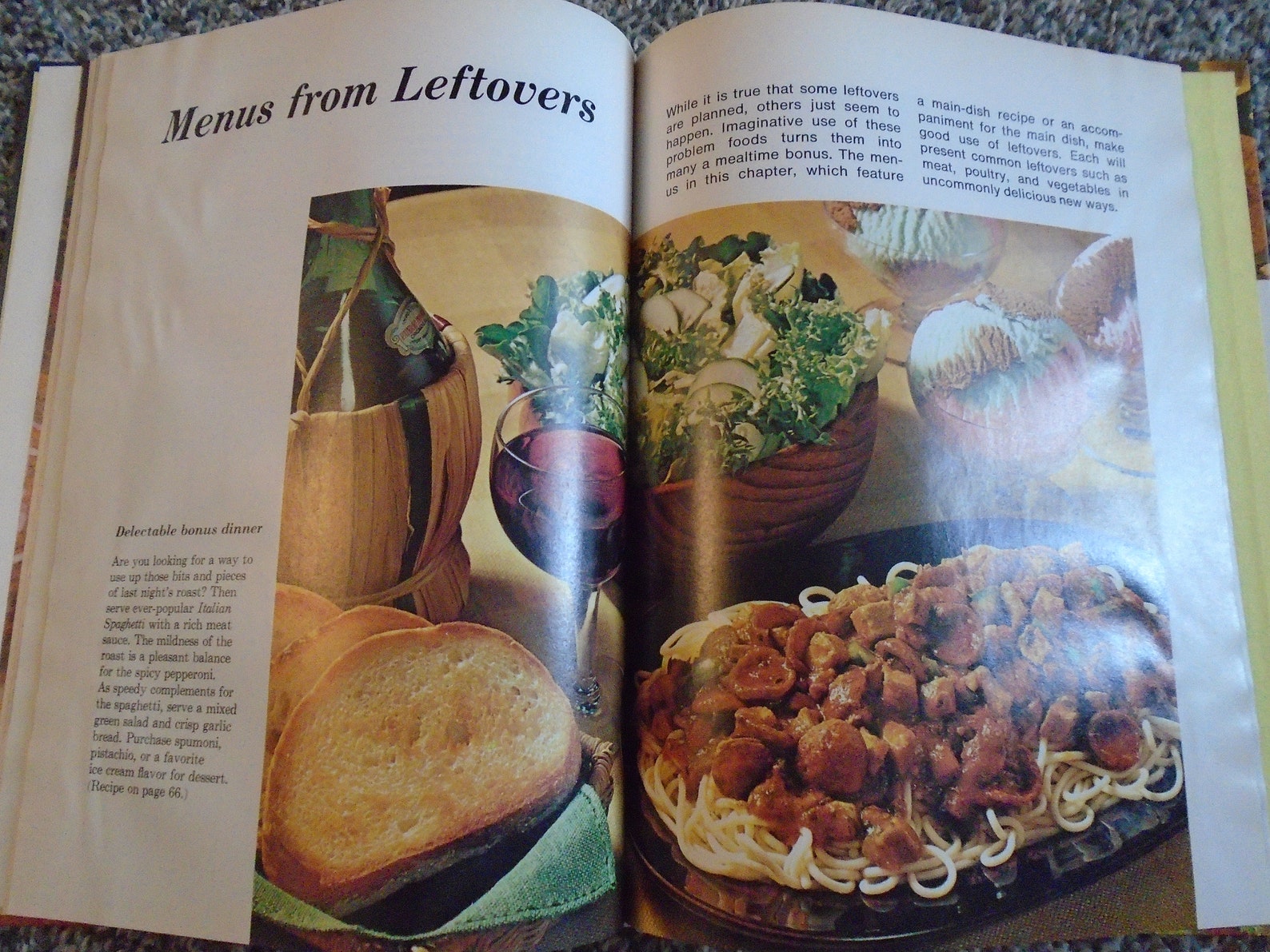 Better Homes & Gardens Menu Cookbook Published 1972 Etsy
