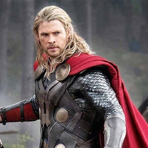THOR, as in &quot;Strongest Avenger&quot;   Long wavy frizzy blonde men&#39;s wig * Ready to Ship *