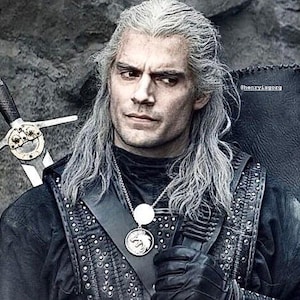 Witcher Cosplay Wig * Long, Gray Wavy Wig * Ready to Ship *