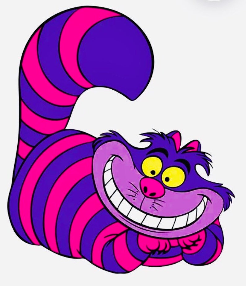 CHESHIRE CAT Purple to Pink Ombre wig, so soft, ready to ship image 4