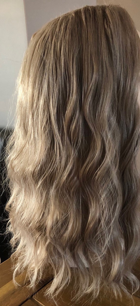 Morvally Long Blonde Wavy Synthetic Wig For Men - Heat Resistant Cosplay & Halloween Costume Hair